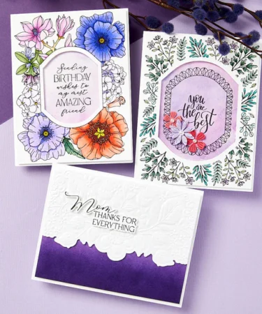 Alternative view of SPELLBINDERS - Luxe Backdrop and Border 3D Emboss & Cut Folder