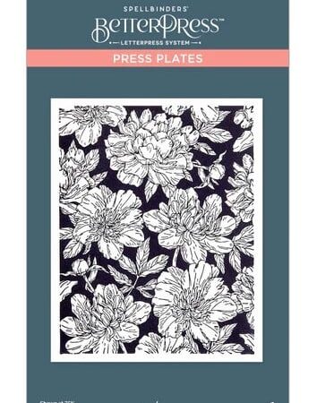 SPELLBINDERS - Peony Background Press Plate