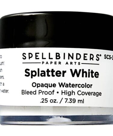 SPELLBINDERS - Splatter White Opaque Watercolor