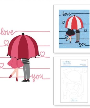 SPELLBINDERS -  SMALL DIE OF THE MONTH -DICEMBRE 2023-  SNEAKING A KISS