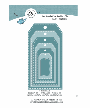 IL NEGOZIO DELLA MAMMA DI CLE- LE FUSTELLE DELLA CLE - LE TAG