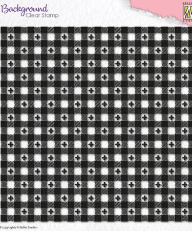 Nellie's Choice • Background Clear Stamp Clover Squares