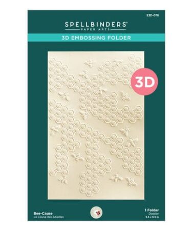 SPELLBINDERS - Bee-Cause 3D Embossing Folder