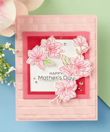 Alternative view of SPELLBINDERS - SPRING MAGNOLIAS PRESS PLATE & DIE SET