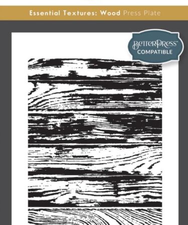 ALTE NEW- Essential Textures: Wood Press Plate