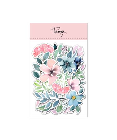 Tommy Art - Die cuts – A YEAR IN WATERCOLOR – Pink & Blue