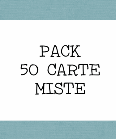 IL NEGOZIO DELLA MAMMA DI CLE - PACK 50 CARTE PATTERNED DOUBLE FACE