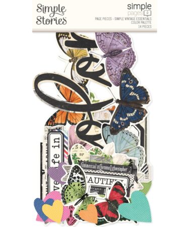 SIMPLE STORIES - Collezione Simple Vintage Essentials Color Palette - Simple Pages Page Pieces