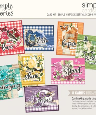 SIMPLE STORIES - Collezione Simple Vintage Essentials Color Palette - Simple Cards Card Kit