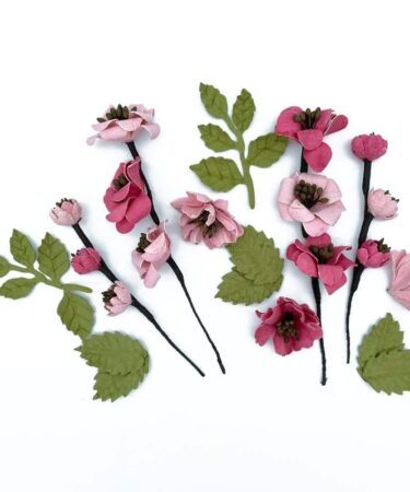 Alternative view of 49 And Market Wildflowers Paper Flowers - Punch