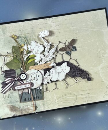 MINI ALBUM MOONLIT GARDEN- 49 AND MARKET - PRODOTTO CONTENITORE