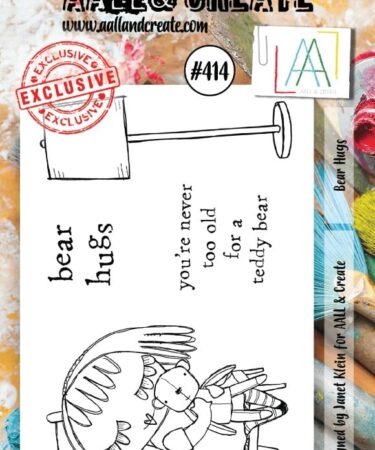 AALL & CREATE -#414 - A7 Clear Stamp Set - Bear Hugs