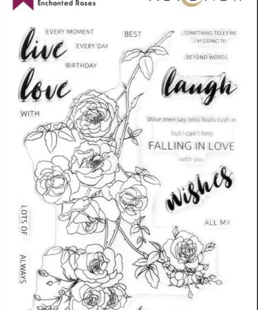 ALTE NEW - set di timbri Enchanted Roses