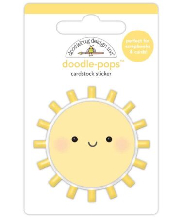DOODLEBUG - Collezione bunny hop - Doodle-Pops 3D Stickers  - Hello Sunshine!