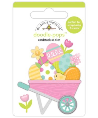 DOODLEBUG - Collezione bunny hop - Doodle-Pops 3D Stickers  -Easter's On Its Way