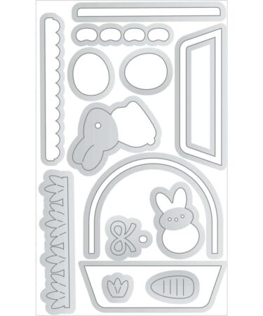 Alternative view of DOODLEBUG - Collezione bunny hop - Doodle Cuts Dies  -Bunny Basket