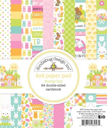 DOODLEBUG - Collezione bunny hop -  6x6 paper pad