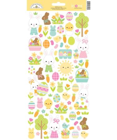 DOODLEBUG - Collezione bunny hop -  icons stickers