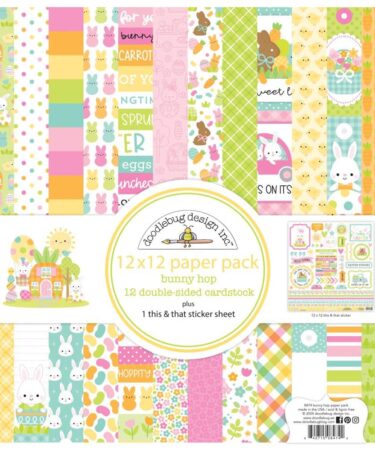 DOODLEBUG - Collezione bunny hop -  12x12 paper pack