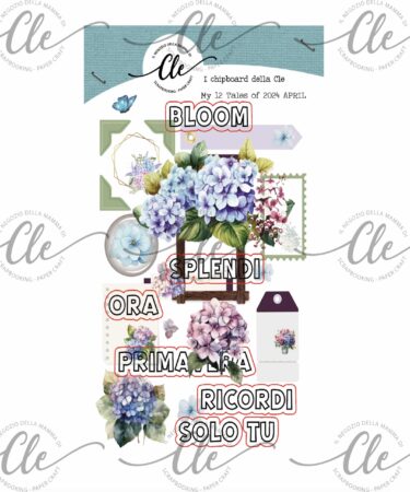 IL NEGOZIO DELLA MAMMA DI CLE - GLI ABBELLIMENTI DELLA CLE – MY 12 TALES OF 2024 - APRILE- CHIPBOARDS