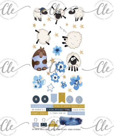 IL NEGOZIO DELLA MAMMA DI CLE - GLI ABBELLIMENTI DELLA CLE – MY 12 TALES OF 2024 - MARZO- STICKERS 6X12