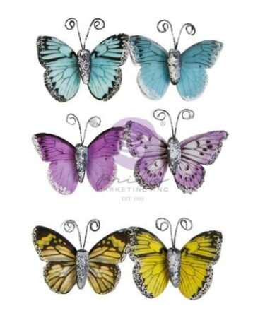 Prima Marketing In Full Bloom Flowers Elegant Wings (6pcs)