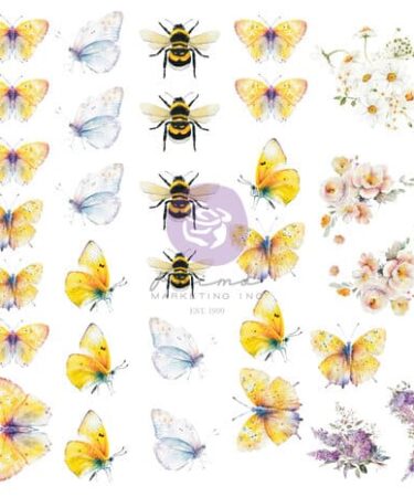 Prima Marketing In Full Bloom Vellum Ephemera (62pcs)