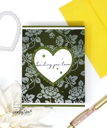 Alternative view of HONEY BEE - Climbing Rose - Set Of 2 Layering Background Stencils