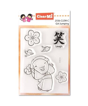 IMPRONTE D'AUTORE -set di timbri Jumping Girl