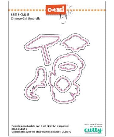 IMPRONTE D'AUTORE - fustelle Chinese Girl Umbrella
