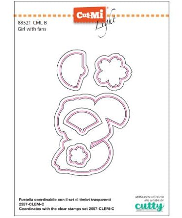 IMPRONTE D'AUTORE - fustelle Girl with Fans