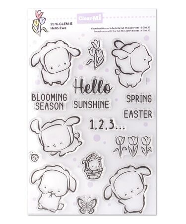 IMPRONTE D'AUTORE -  set di timbri - Hello Ewe