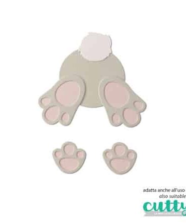 IMPRONTE D'AUTORE - set di fustelle Bunny Paws