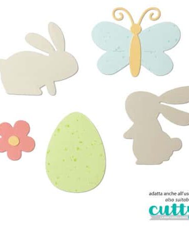 IMPRONTE D'AUTORE - set di fustelle Easter Mix