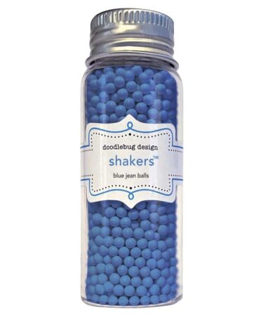 Doodlebug Design Blue Jean Balls Shakers