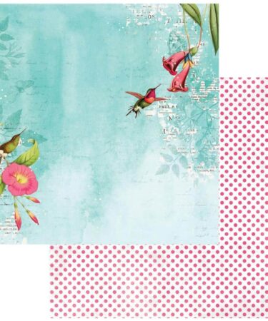 49 and Market - Collezione Kaleidoscope Double-Sided Cardstock 12"X12" - Iridescent Flutters