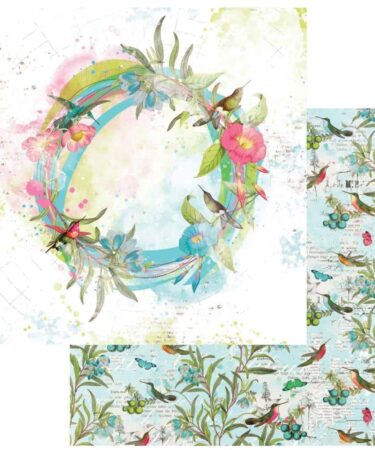 49 and Market - Collezione Kaleidoscope Double-Sided Cardstock 12"X12" - Radiant Sylph