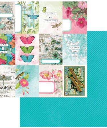 49 and Market - Collezione Kaleidoscope Double-Sided Cardstock 12"X12" - Journal Cards