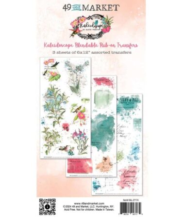 49 and Market - Collezione Kaleidoscope - Rub-On Transfer Set BLENDABLE