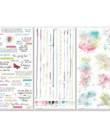 Alternative view of 49 and Market - Collezione Kaleidoscope - Rub-On Transfer Set ESSENTIALS