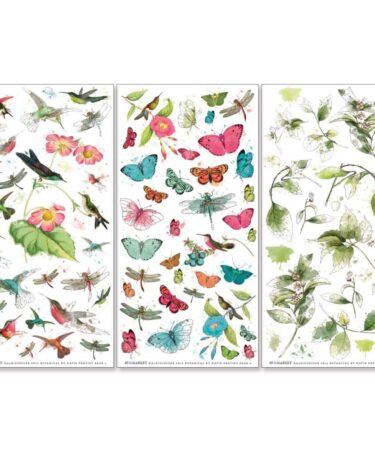 Alternative view of 49 and Market - Collezione Kaleidoscope - Rub-On Transfer Set BOTANICAL