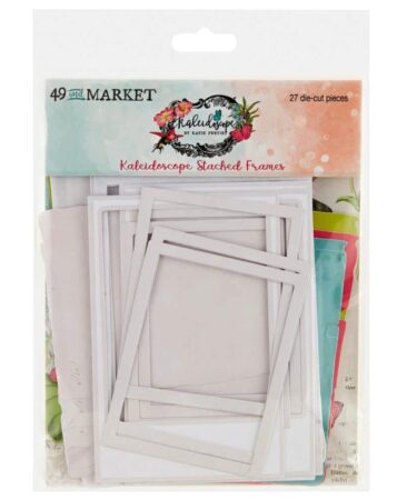 49 and Market - Collezione Kaleidoscope - Chipboard Set Stacked Frames