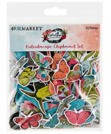 49 and Market - Collezione Kaleidoscope - Chipboard Set