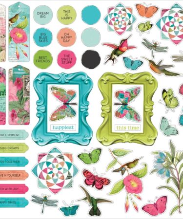 Alternative view of 49 and Market - Collezione Kaleidoscope - Chipboard Set