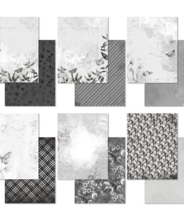 Alternative view of 49 And Market - Color Swatch Collezione Charcoal -Collection Pack 6"X8"