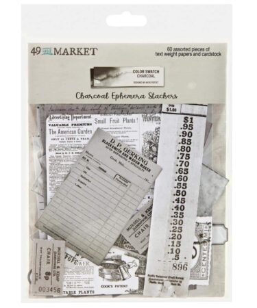 49 And Market -Color Swatch  Collezione Charcoal -Ephemera Stackers