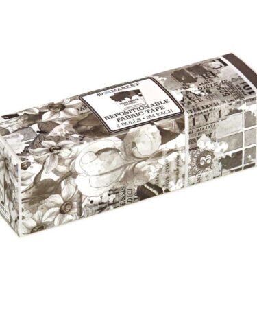 49 And Market -Color Swatch  Collezione  Charcoal -Fabric Tape Assortment