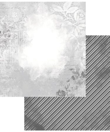 49 and Market - Color Swatch: Collezione Charcoal Double-Sided Cardstock 12"X12"- #2