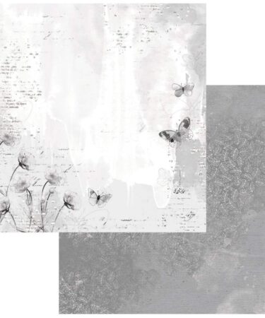 49 and Market - Color Swatch: Collezione Charcoal Double-Sided Cardstock 12"X12"- #3