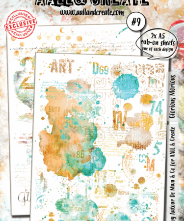 AALL & CREATE - #9 - A5 Rub-Ons - Glorious Morious
